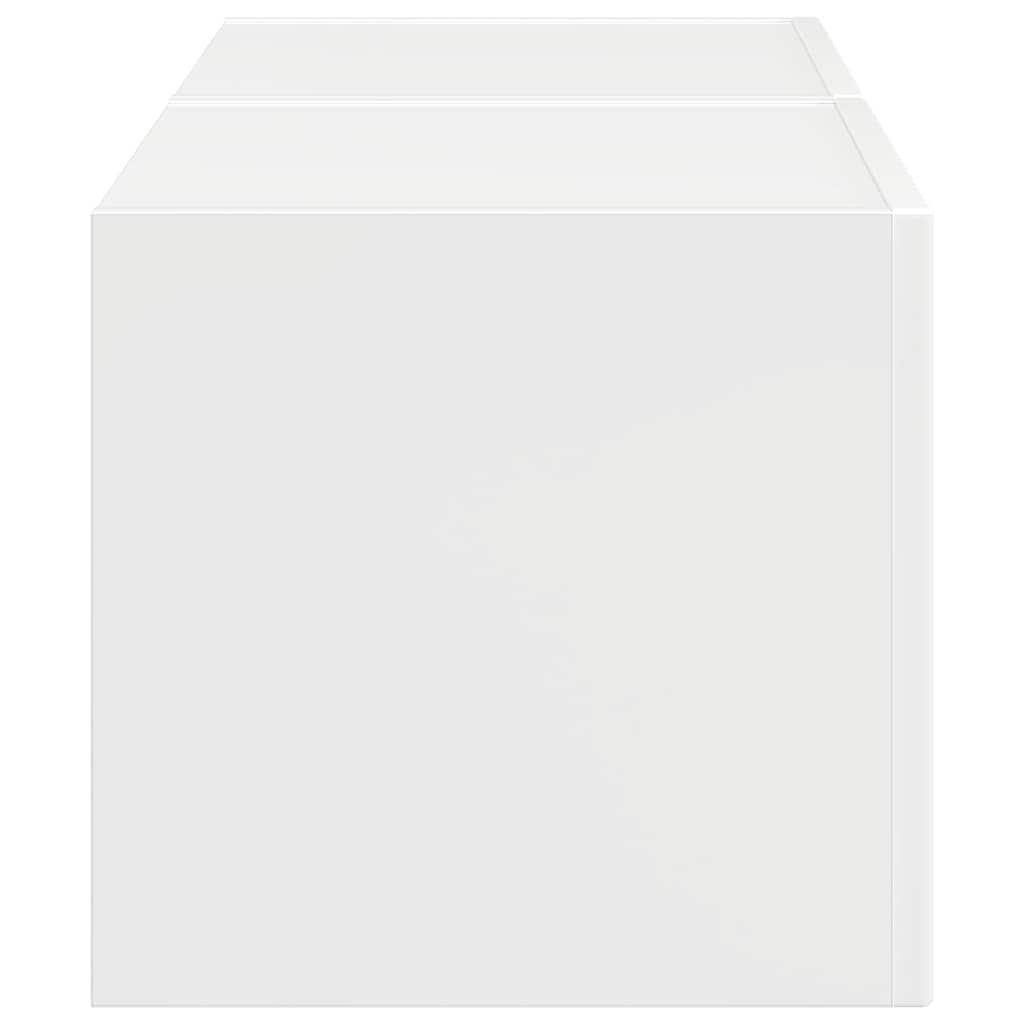 Dulap TV de perete Pe perete 2 pcs Alb Lucios 60 x 31 x 29.5 cm — imaginea 9