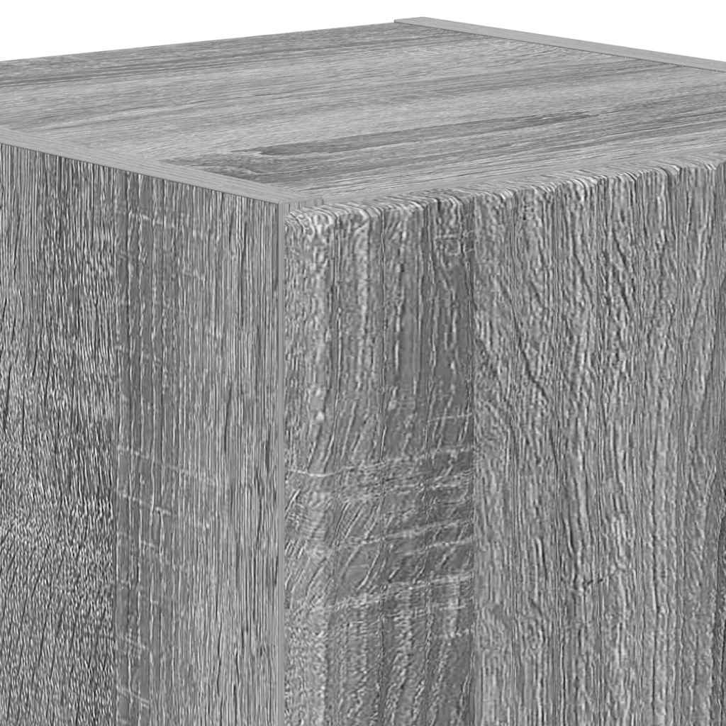Dulap TV de perete Gri Sonoma 30 x 31 x 40 cm Lemn compozit — imaginea 10