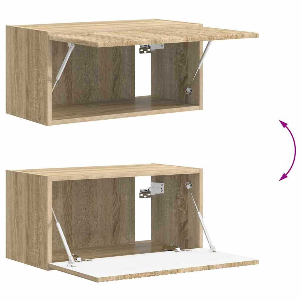 Dulap TV de perete Sonoma 60 x 31 x 29.5 cm Lemn compozit — imaginea 12