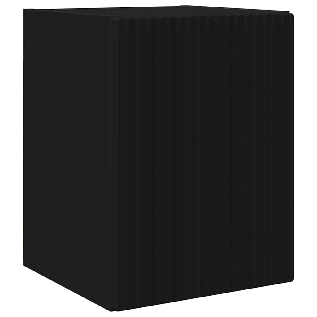 Dulap TV de perete 2 pcs Negru 30 x 31 x 40 cm Lemn compozit — imaginea 6