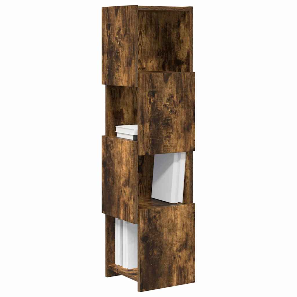 Dulap de colt Alb 25,5x25x102cm Lemn compozit — imaginea 4
