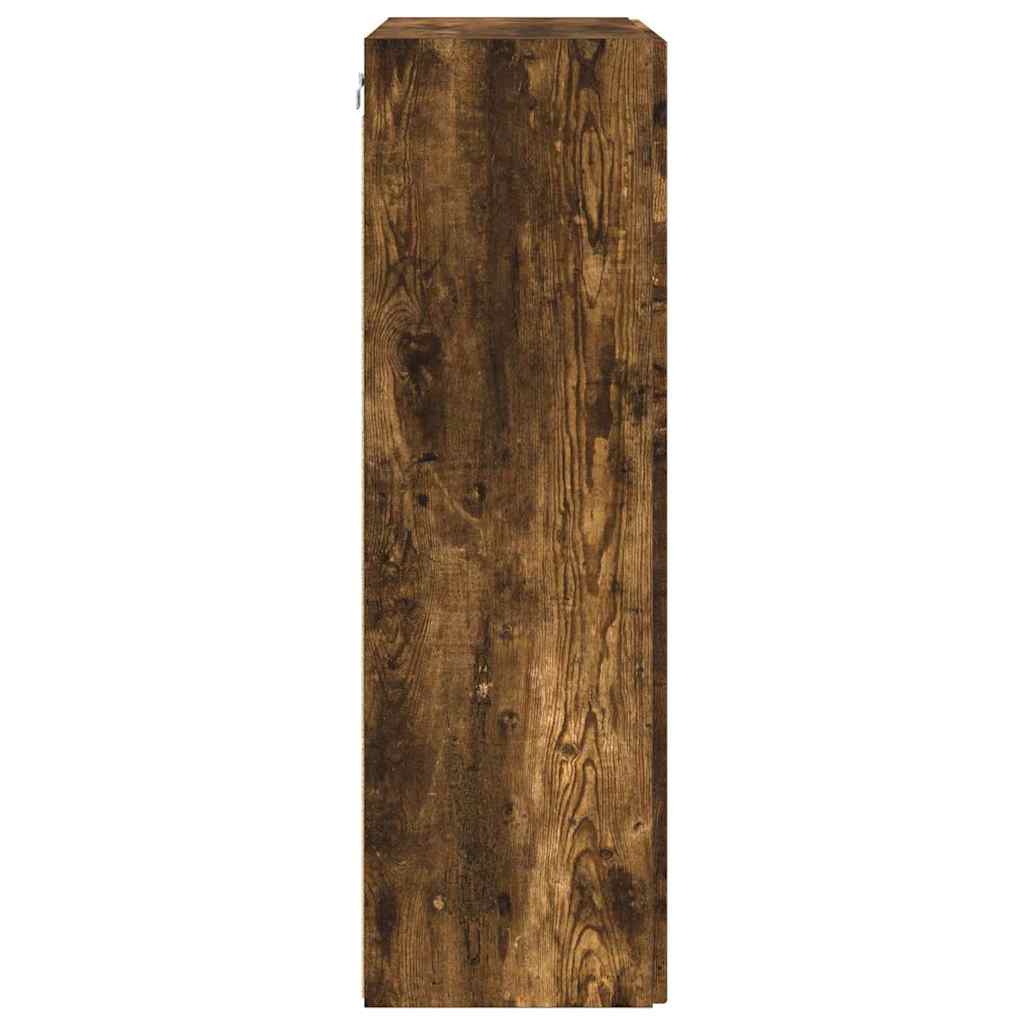 Dulap TV de perete Pe perete Stejar fumuriu 59,5 x 31 x 100 cm — imaginea 8