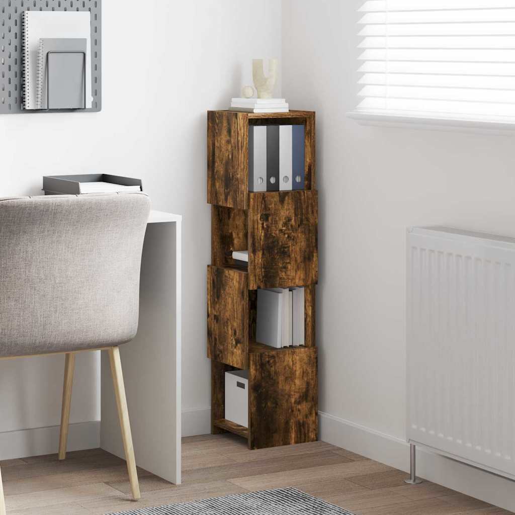 Dulap de colt Alb 25,5x25x102cm Lemn compozit — imaginea 5