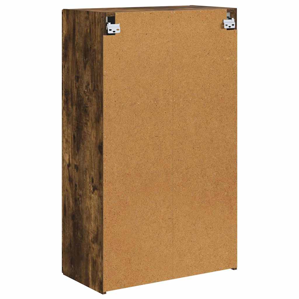 Dulap TV de perete Pe perete Stejar fumuriu 59,5 x 31 x 100 cm — imaginea 9
