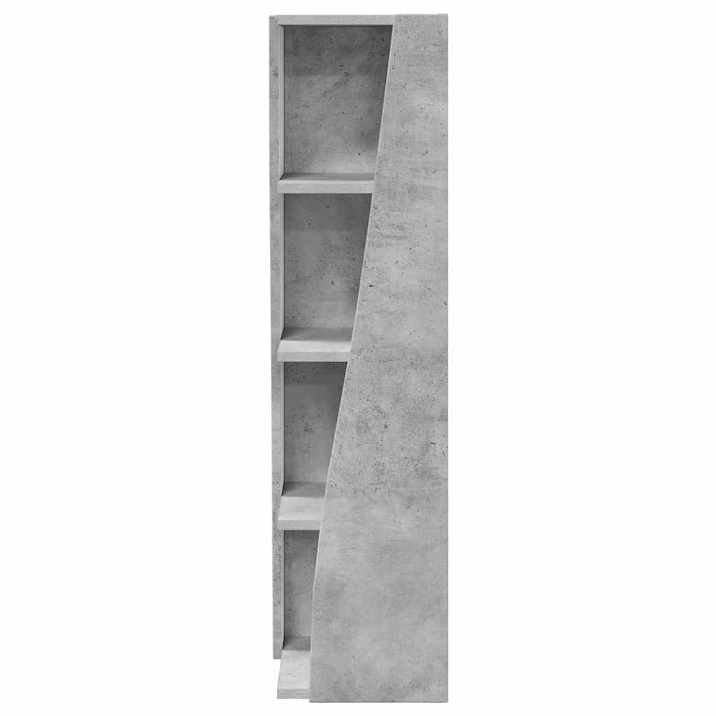 Dulap de colt Alb 27,5x27x102cm Lemn compozit — imaginea 6