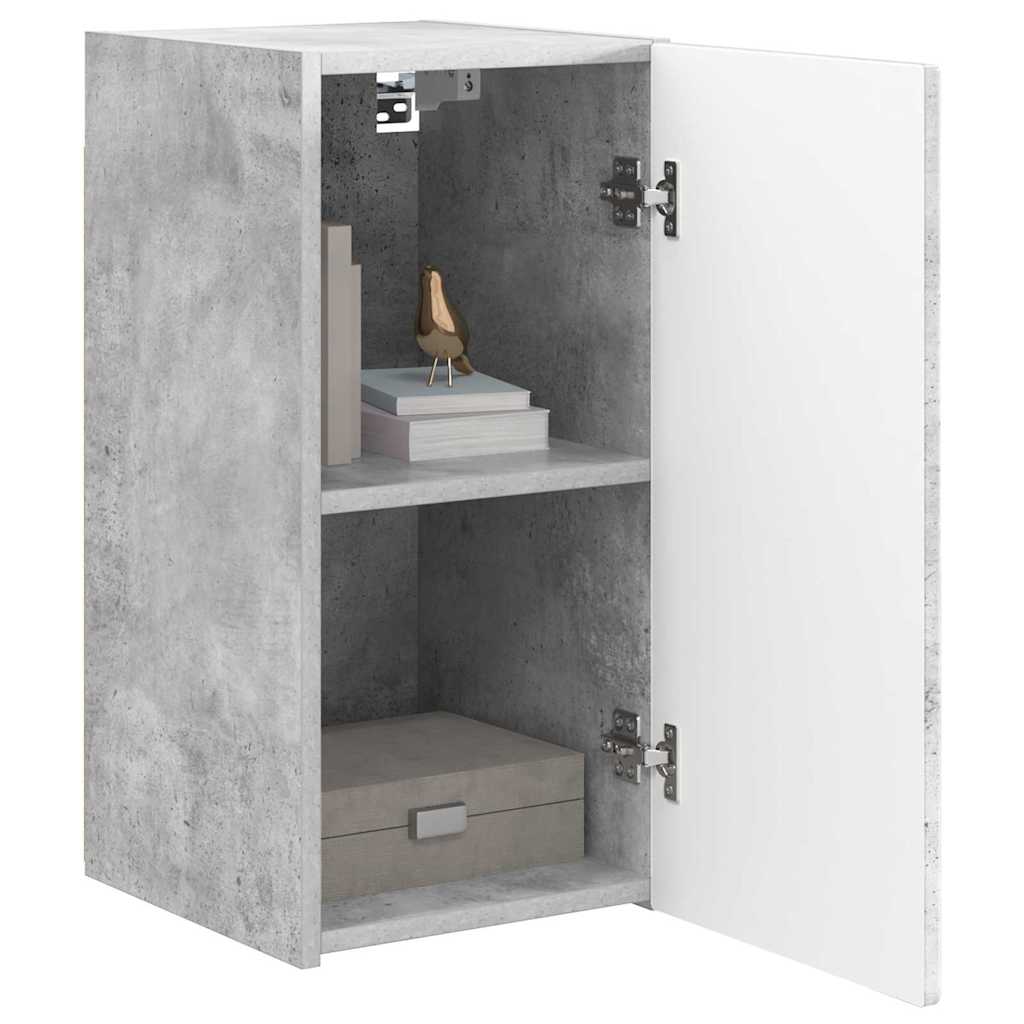 Dulap TV de perete 2 pcs Beton 30 x 31 x 60 cm Lemn compozit — imaginea 4