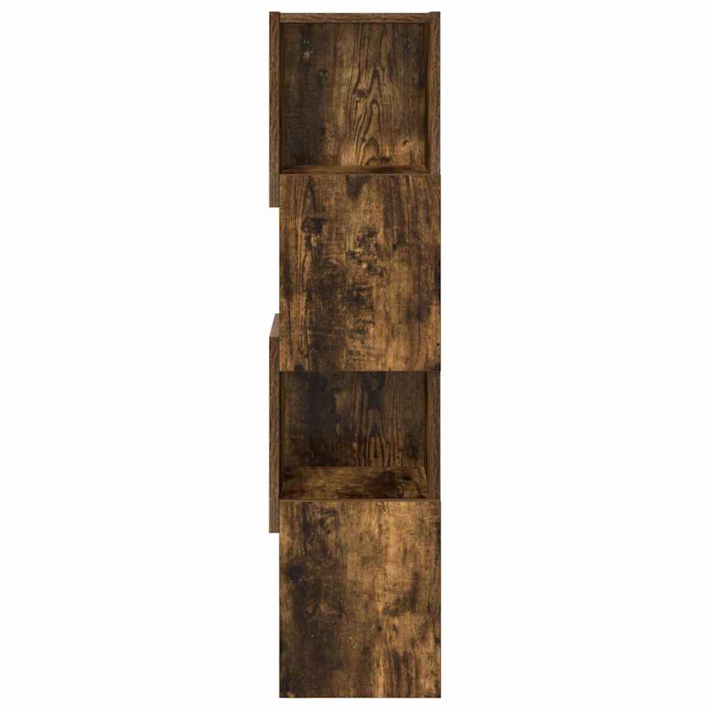 Dulap de colt Alb 25,5x25x102cm Lemn compozit — imaginea 6