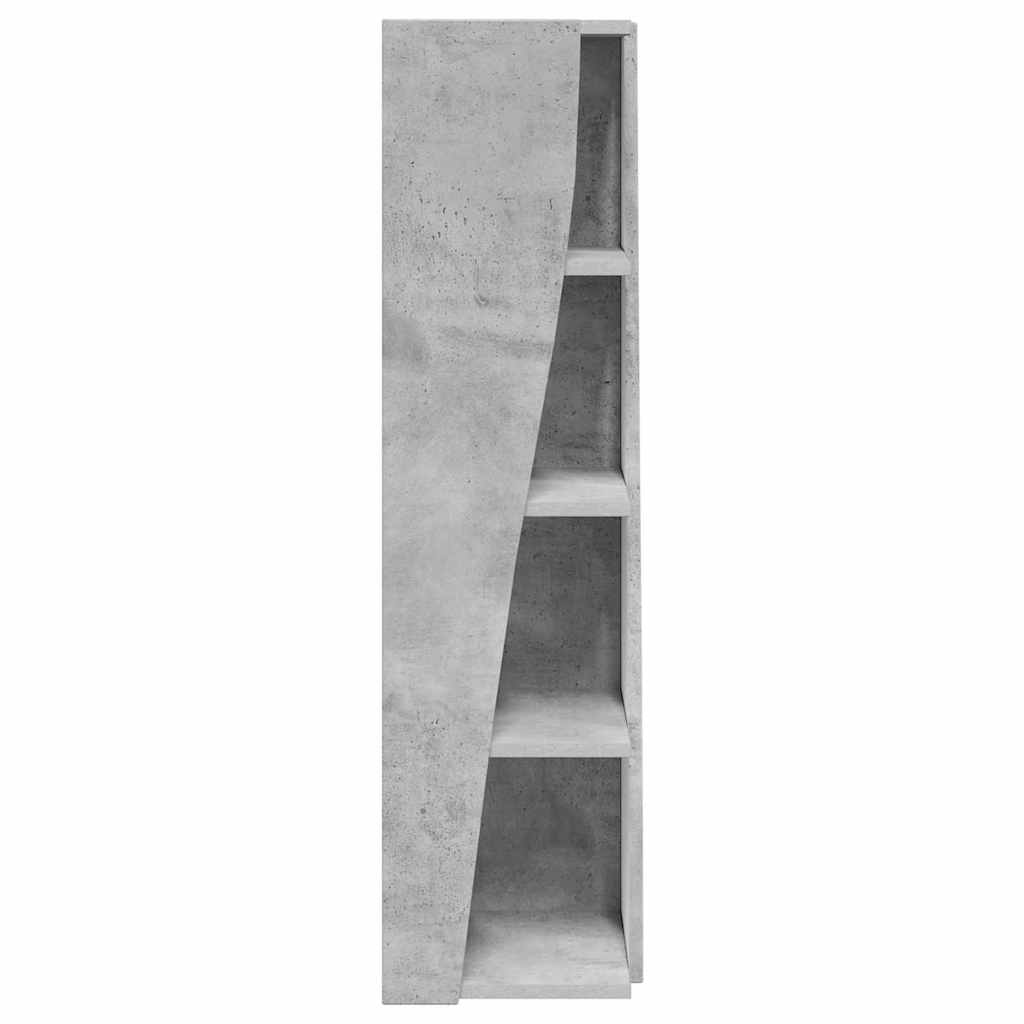 Dulap de colt Alb 27,5x27x102cm Lemn compozit — imaginea 7