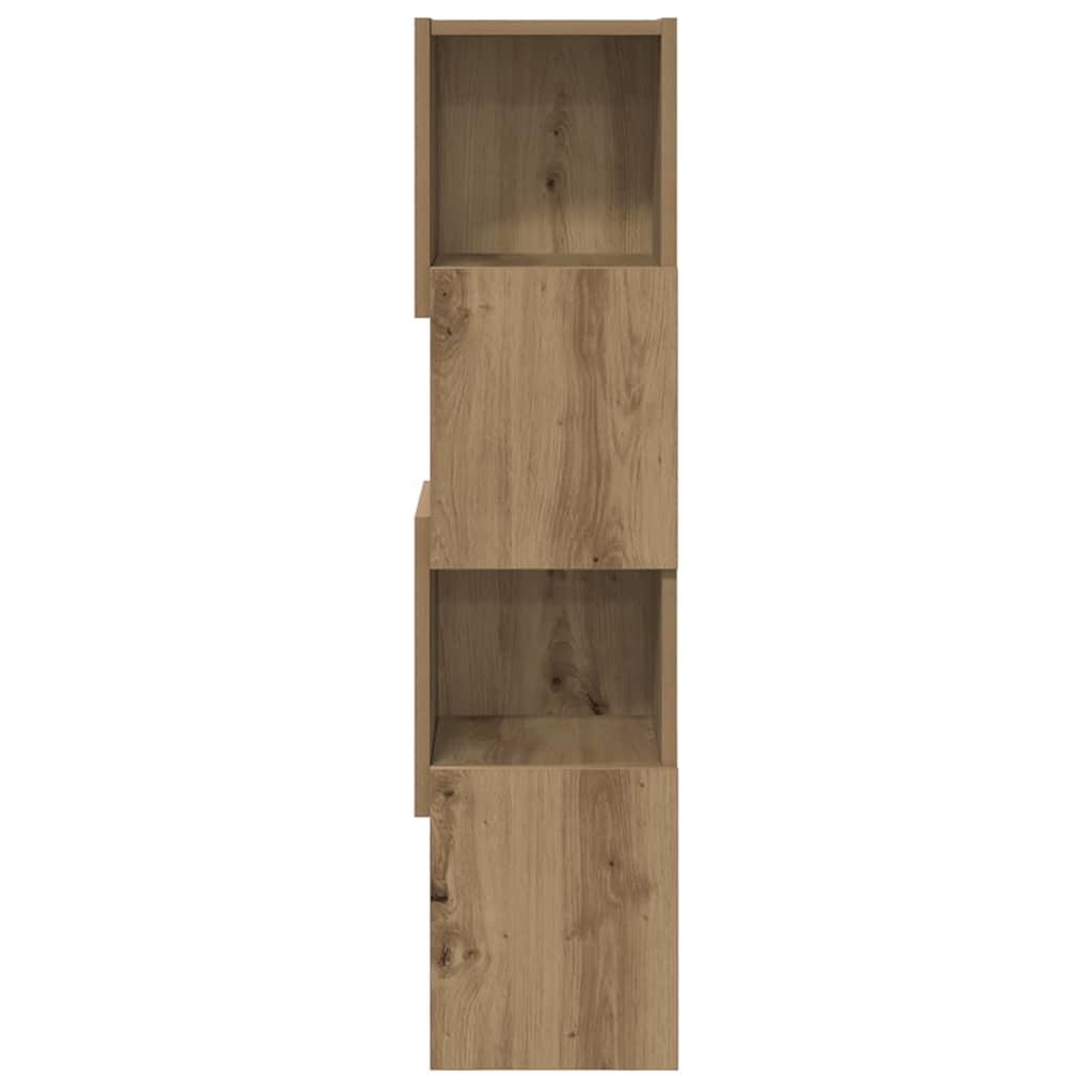 Dulap de colt Alb 25,5x25x102cm Lemn compozit — imaginea 6