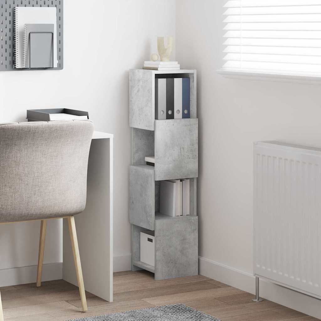 Dulap de colt Alb 25,5x25x102cm Lemn compozit — imaginea 5