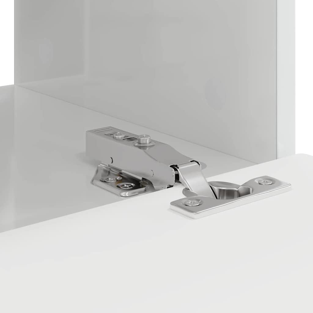 Dulap TV de perete Pe perete 2 pcs Alb Lucios 60 x 31 x 29.5 cm — imaginea 12