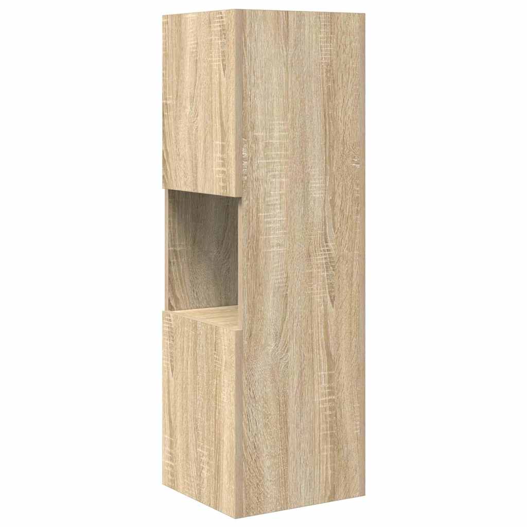 Dulap de colt Alb 30,5x30x95cm Lemn compozit — imaginea 8