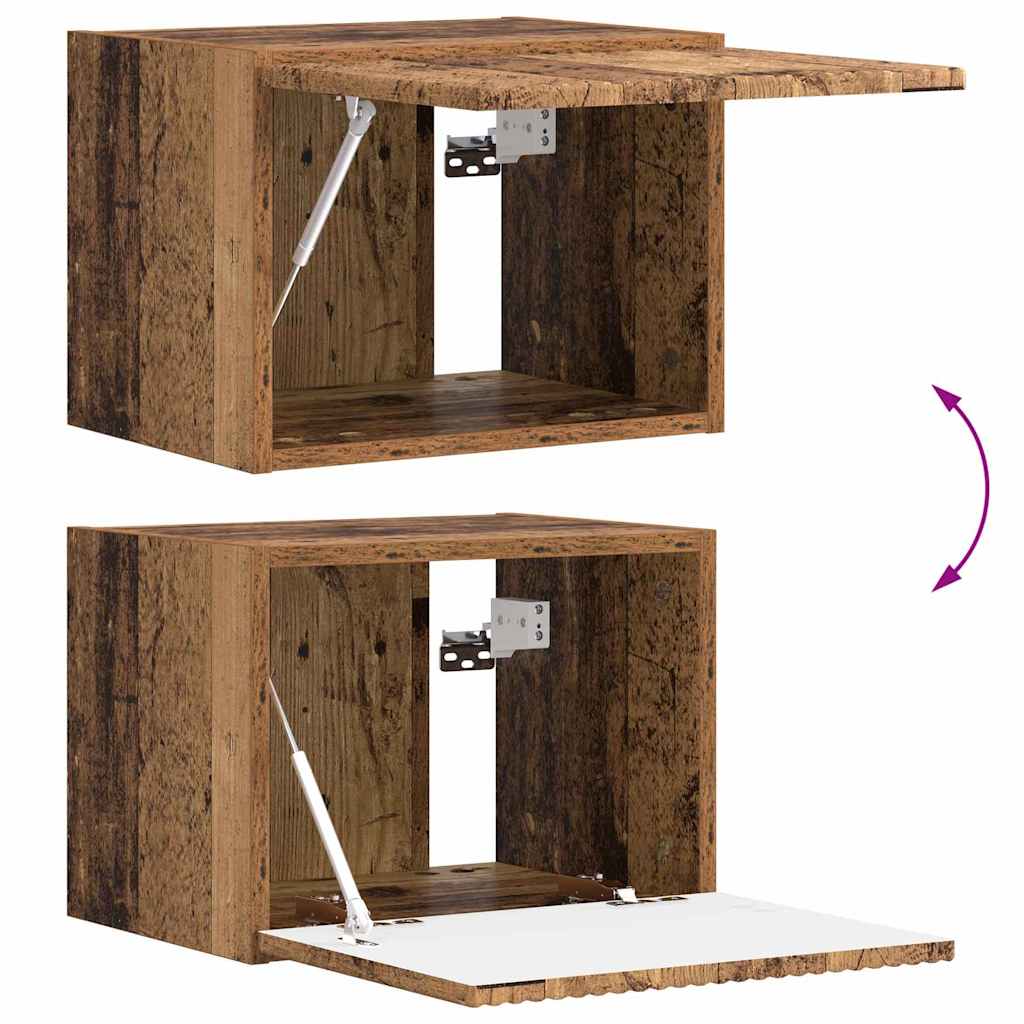Dulap TV de perete Pe perete 2 pcs Lemn Vechi 60 x 31 x 29.5 cm — imaginea 13