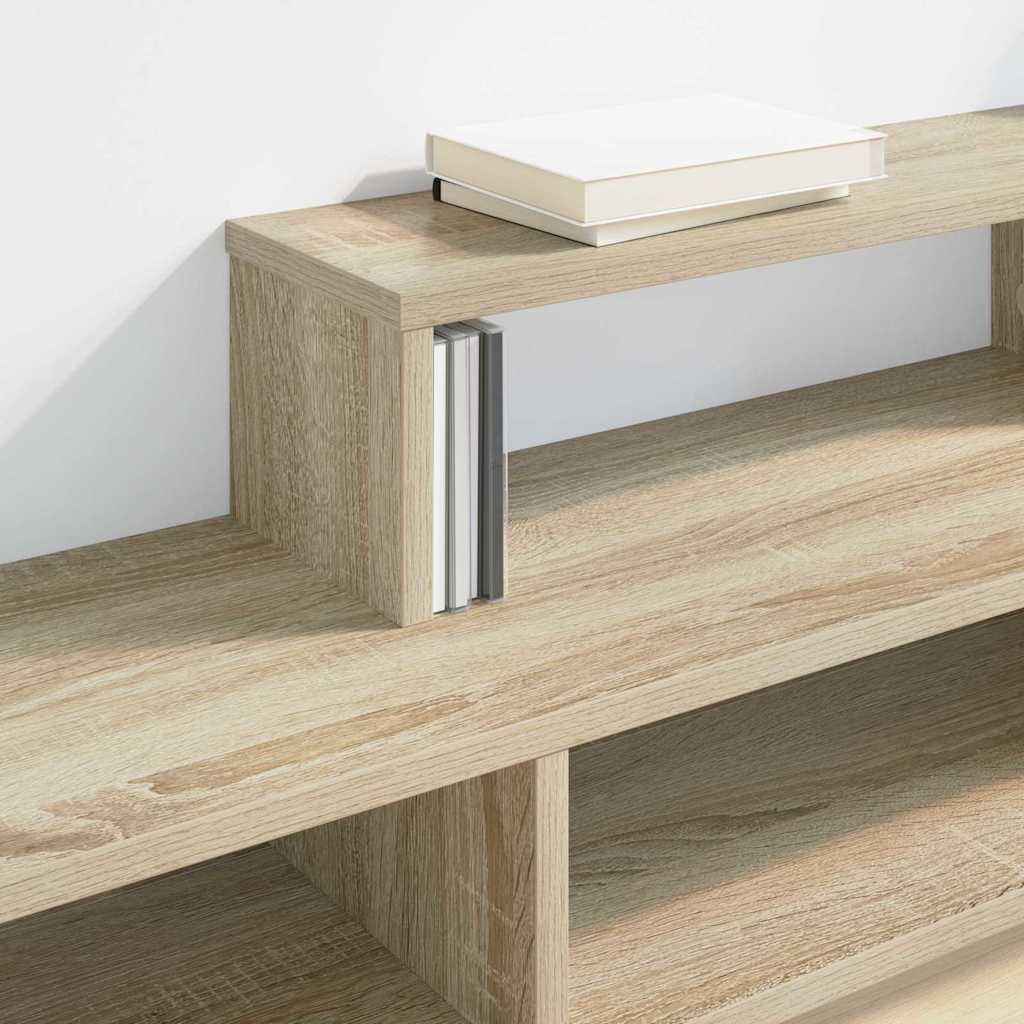 SuportTVdeperete 150x25x28,5cm Lemn compozit — imaginea 5