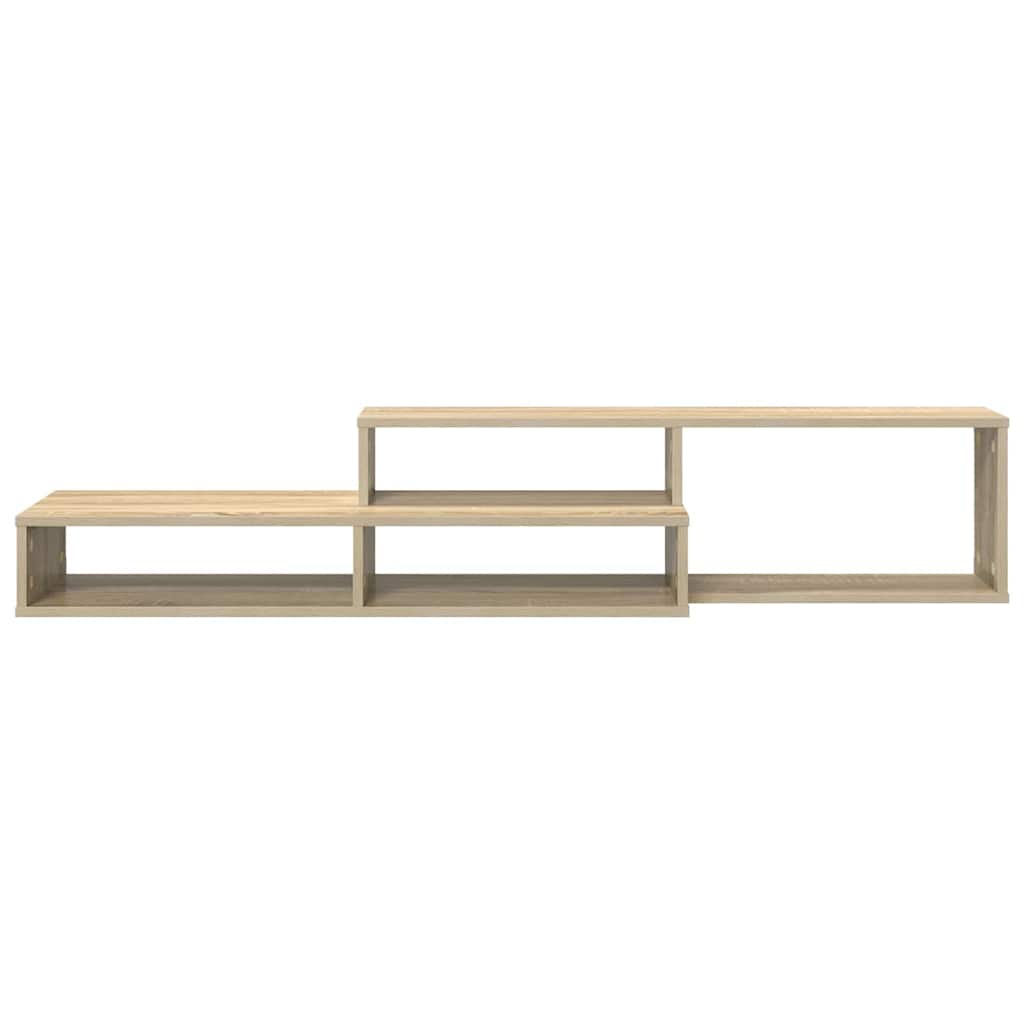 SuportTVdeperete 150x25x28,5cm Lemn compozit — imaginea 6