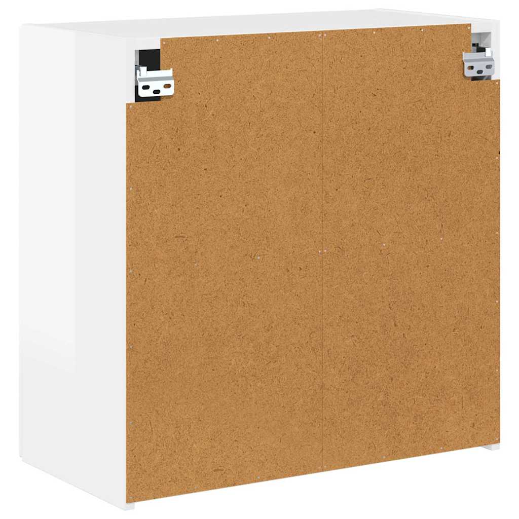 Dulap TV de perete Alb lucios 59,5 x 31 x 60 cm Lemn compozit — imaginea 9