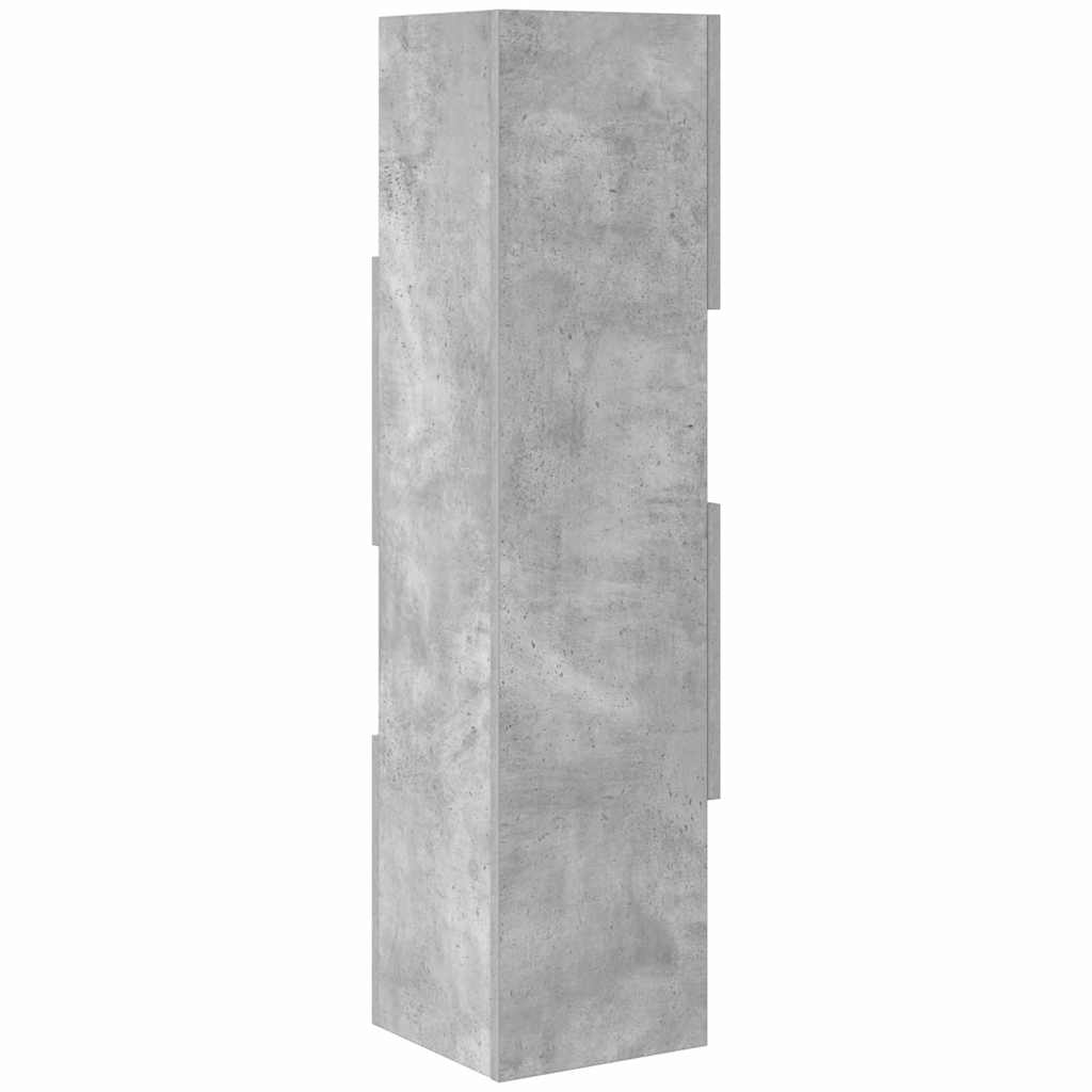 Dulap de colt Alb 25,5x25x102cm Lemn compozit — imaginea 8