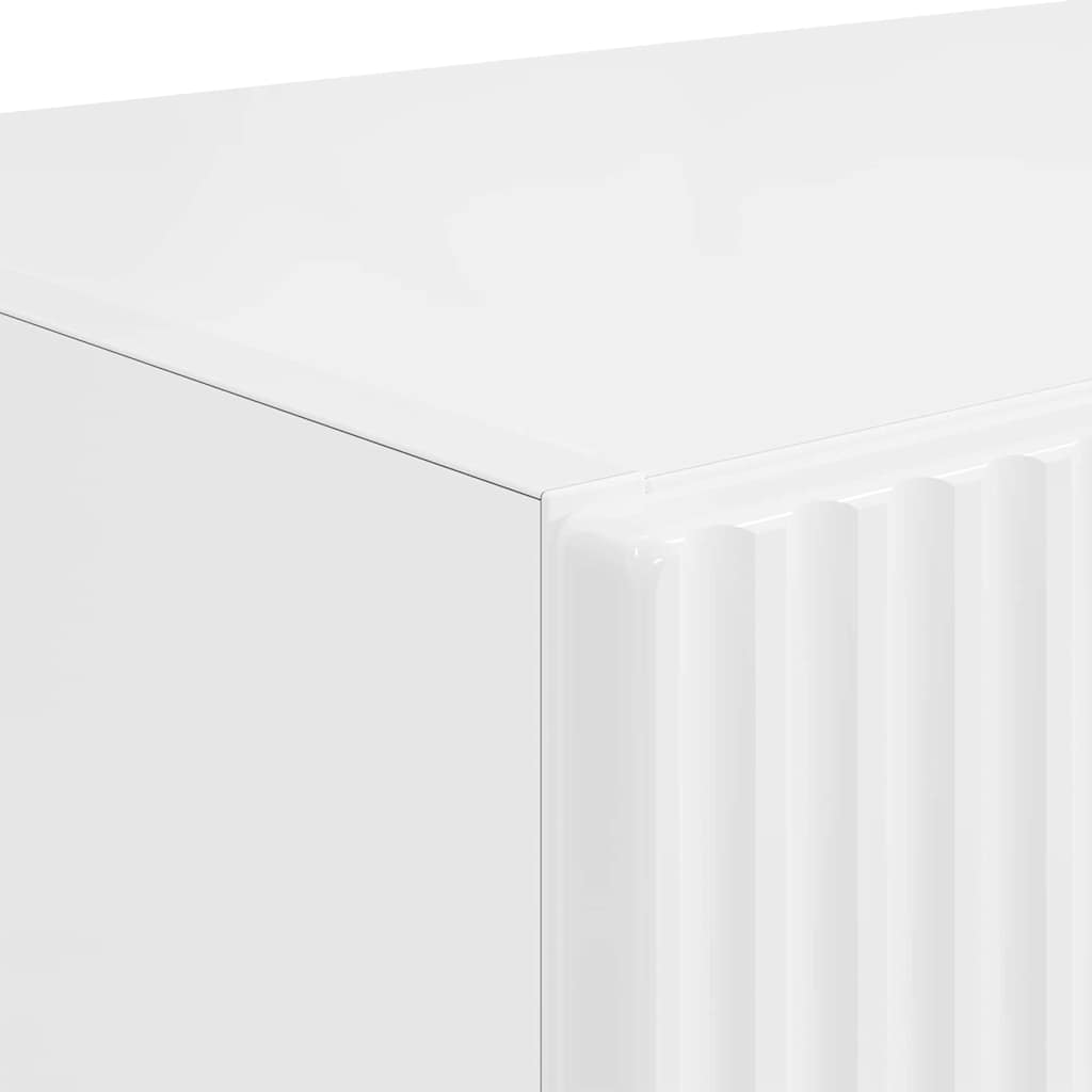 Dulap TV de perete Alb lucios 59,5 x 31 x 60 cm Lemn compozit — imaginea 10