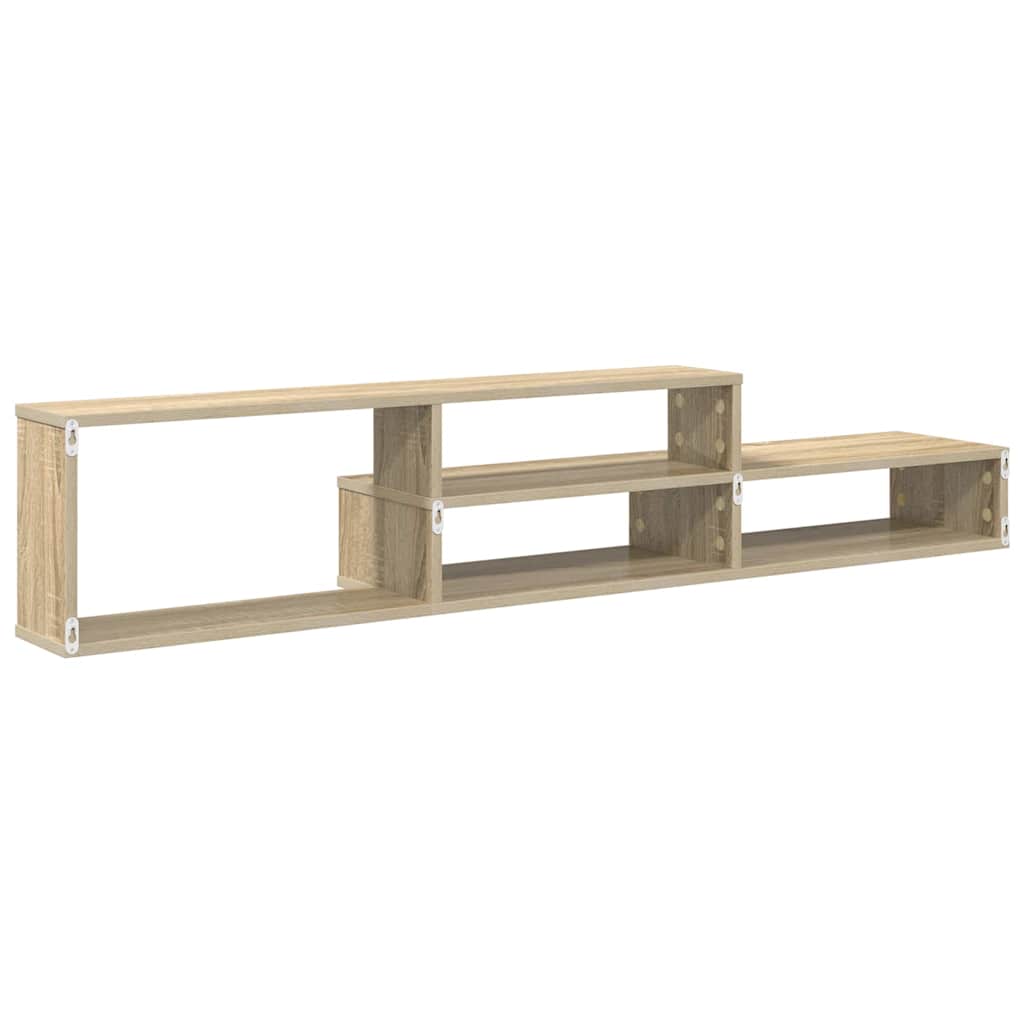 SuportTVdeperete 150x25x28,5cm Lemn compozit — imaginea 8