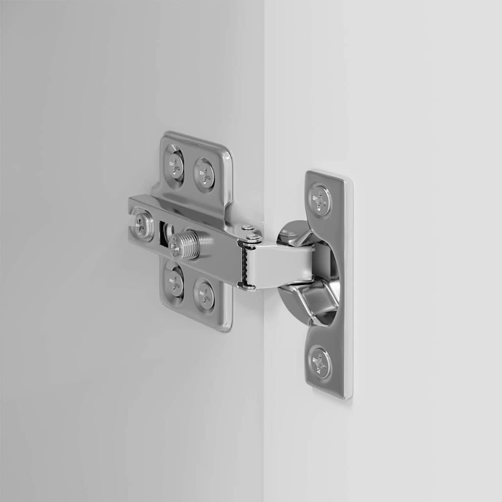 Dulap TV de perete Pe perete 2 pcs Alb Lucios 30 x 31 x 100 cm — imaginea 11