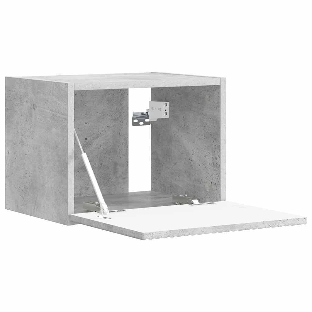 Dulap TV de perete 2 pcs Beton 60 x 31 x 29.5 cm Lemn compozit — imaginea 6
