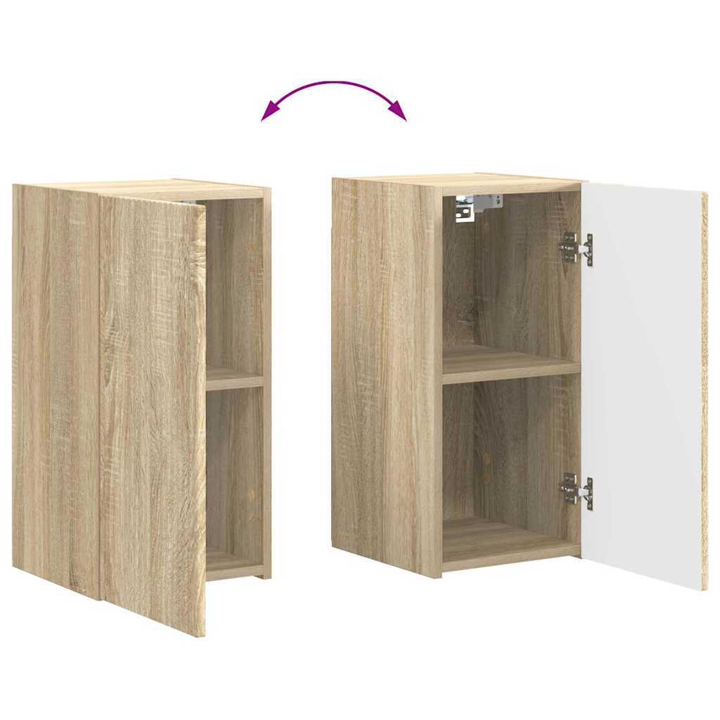 Dulap TV de perete Sonoma 30 x 31 x 60 cm Lemn compozit — imaginea 13