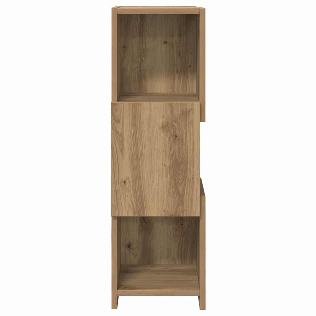 Dulap de colt Alb 25,5x25x80cm Lemn compozit — imaginea 7