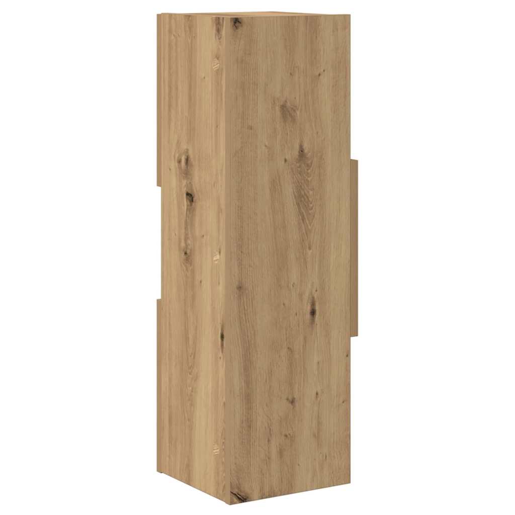 Dulap de colt Alb 25,5x25x80cm Lemn compozit — imaginea 8
