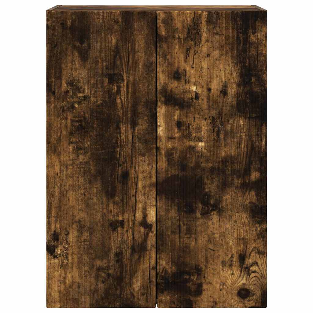 Dulap TV de perete Pe perete Stejar fumuriu 59,5 x 31 x 80 cm — imaginea 7