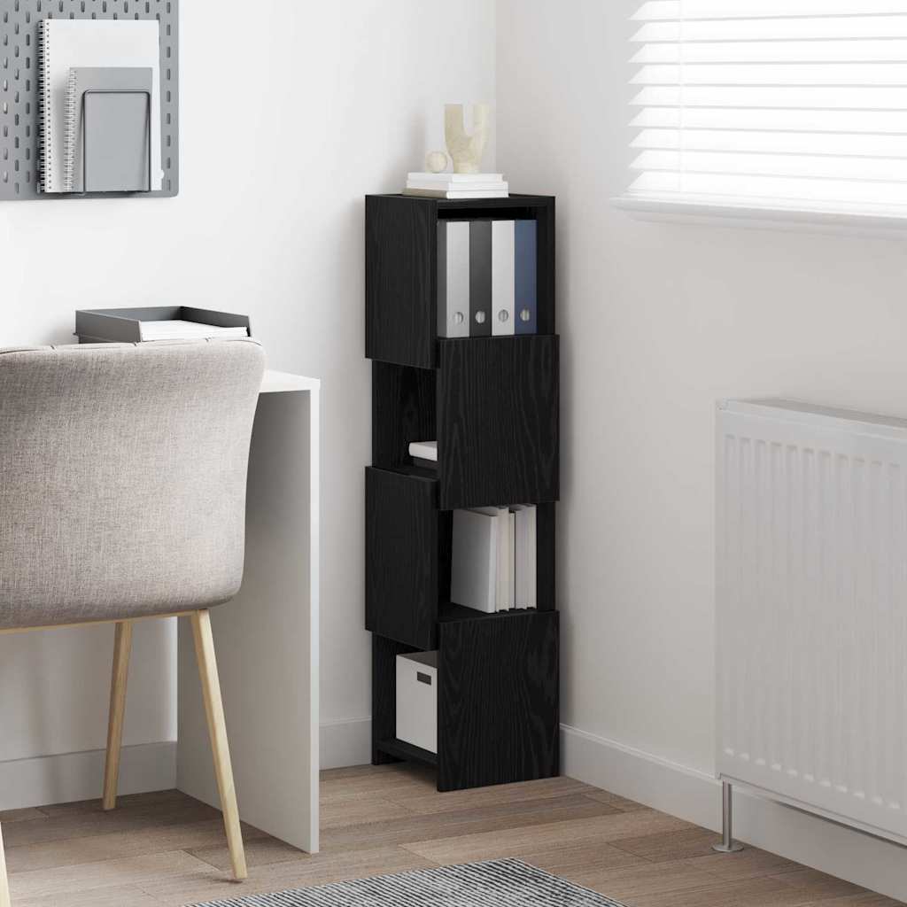 Dulap de colt Alb 25,5x25x102cm Lemn compozit — imaginea 5