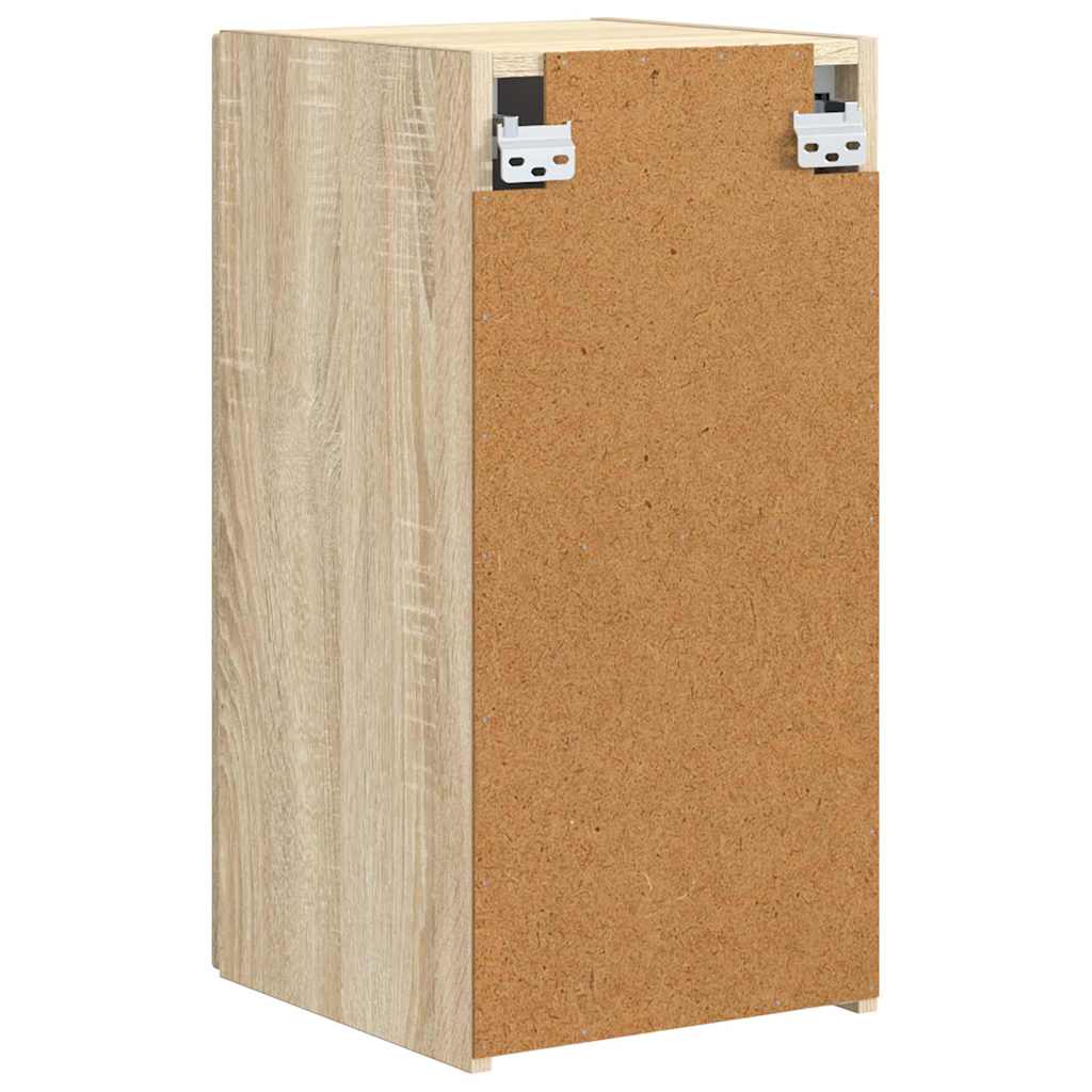Dulap TV de perete 2 pcs Sonoma 30 x 31 x 60 cm Lemn compozit — imaginea 3