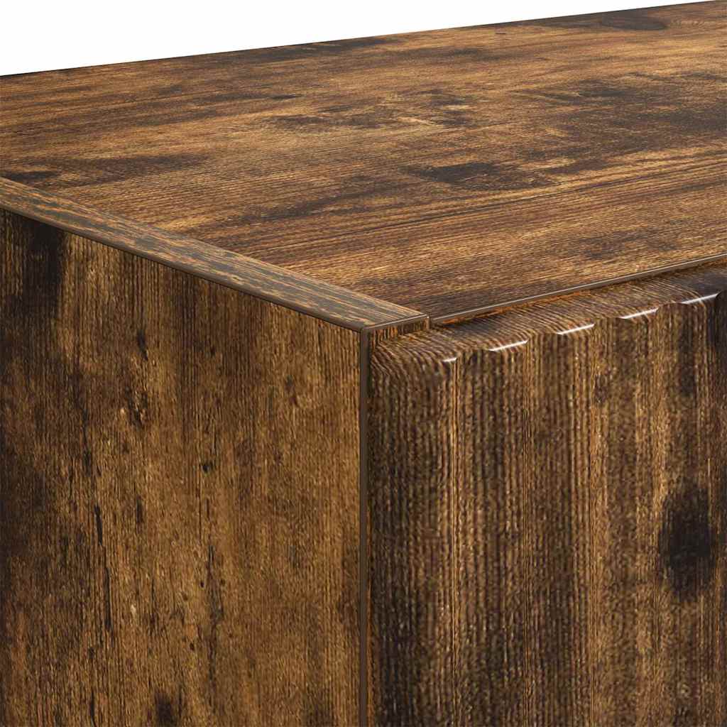 Dulap TV de perete Pe perete Stejar fumuriu 59,5 x 31 x 80 cm — imaginea 10