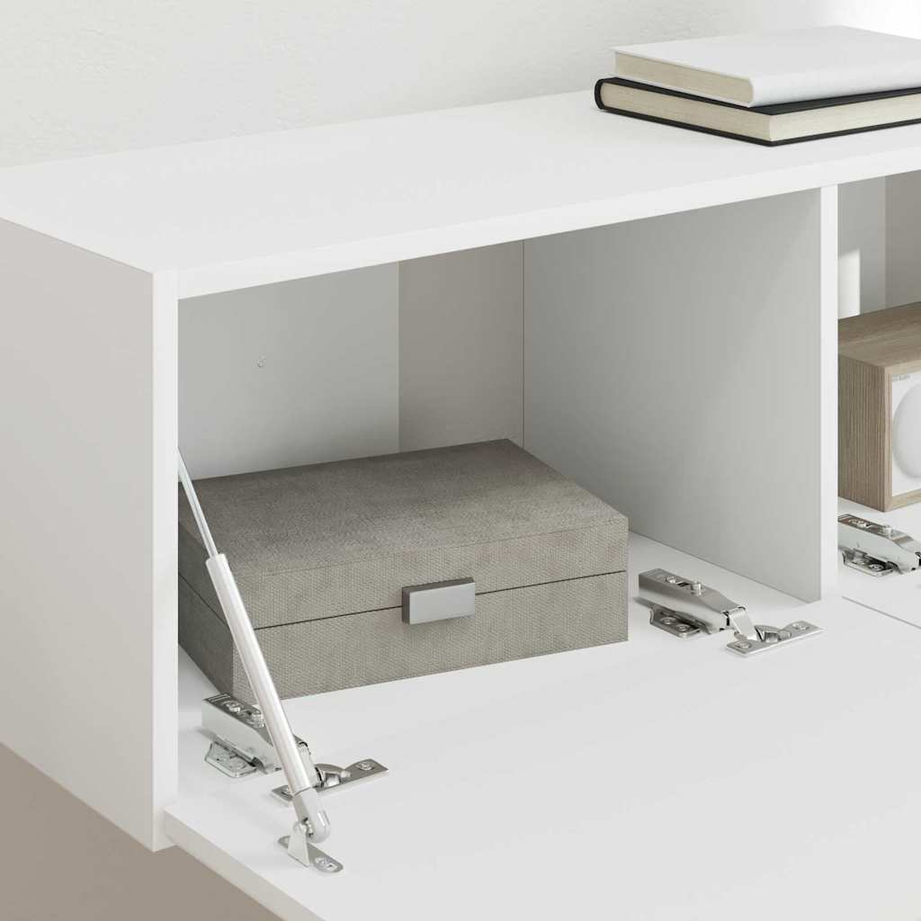Dulap TV de perete Alb 60 x 31 x 29.5 cm Lemn compozit — imaginea 5