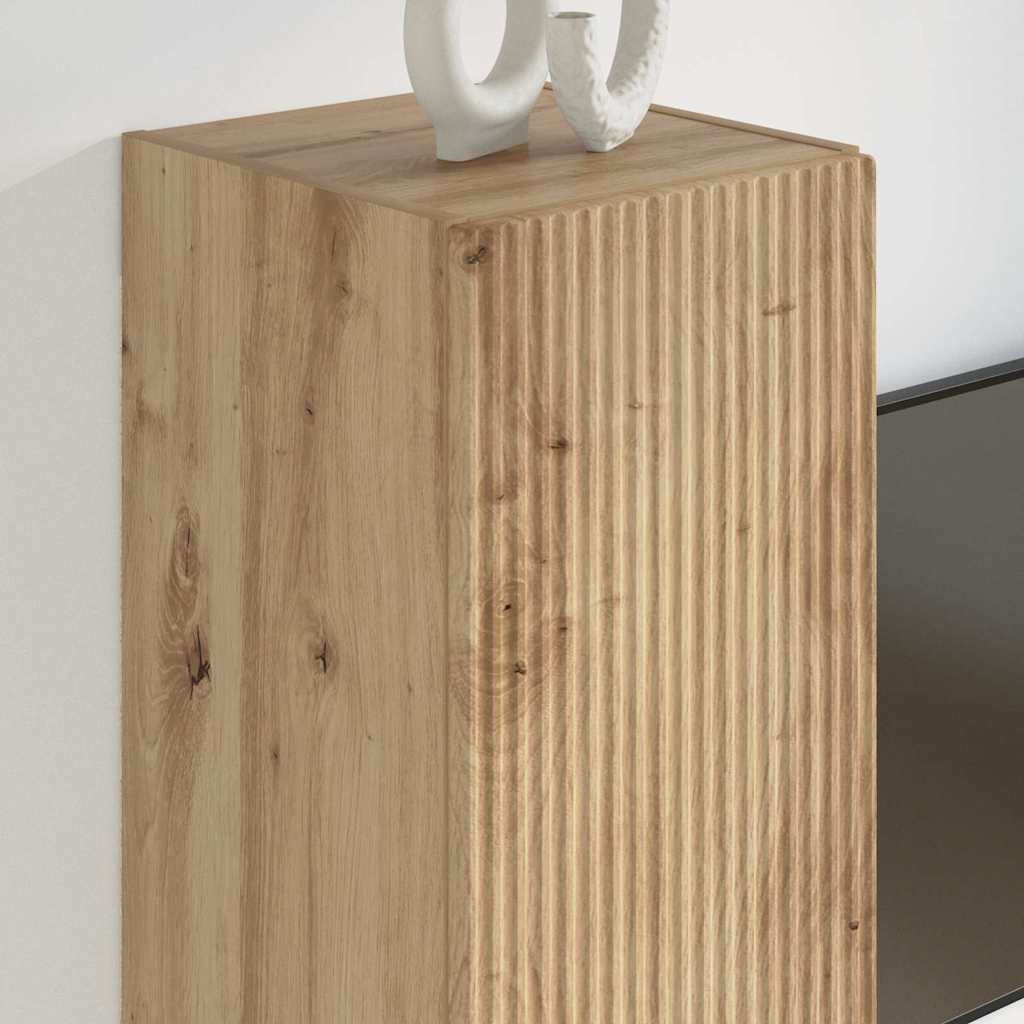 Dulap TV de perete Pe perete Stejar artizanal 30 x 31 x 60 cm — imaginea 5