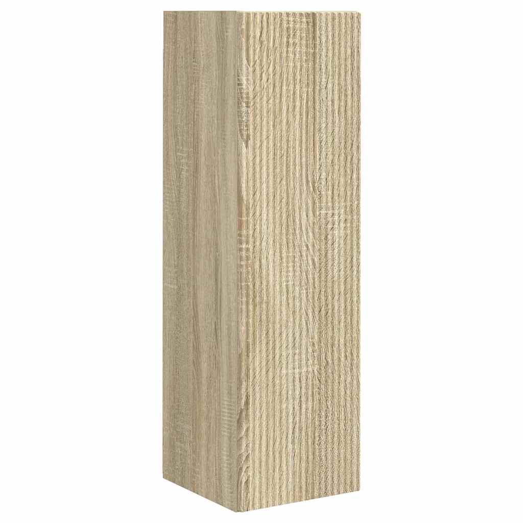 Dulap TV de perete 2 pcs Sonoma 30 x 31 x 100 cm Lemn compozit — imaginea 6