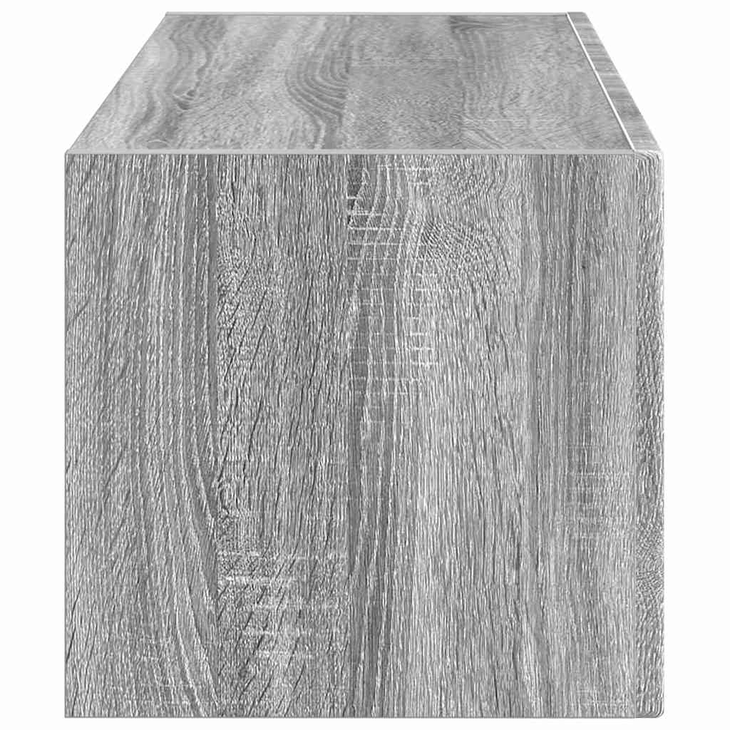 Dulap TV de perete Gri Sonoma 60 x 31 x 29.5 cm Lemn compozit — imaginea 8