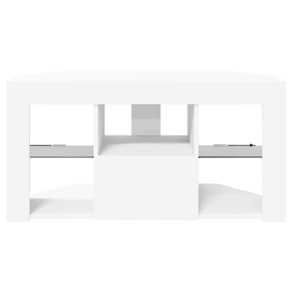 Sifonier LED pentru TV coltar Pe perete Alb 100 x 40 x 50 cm — imaginea 9