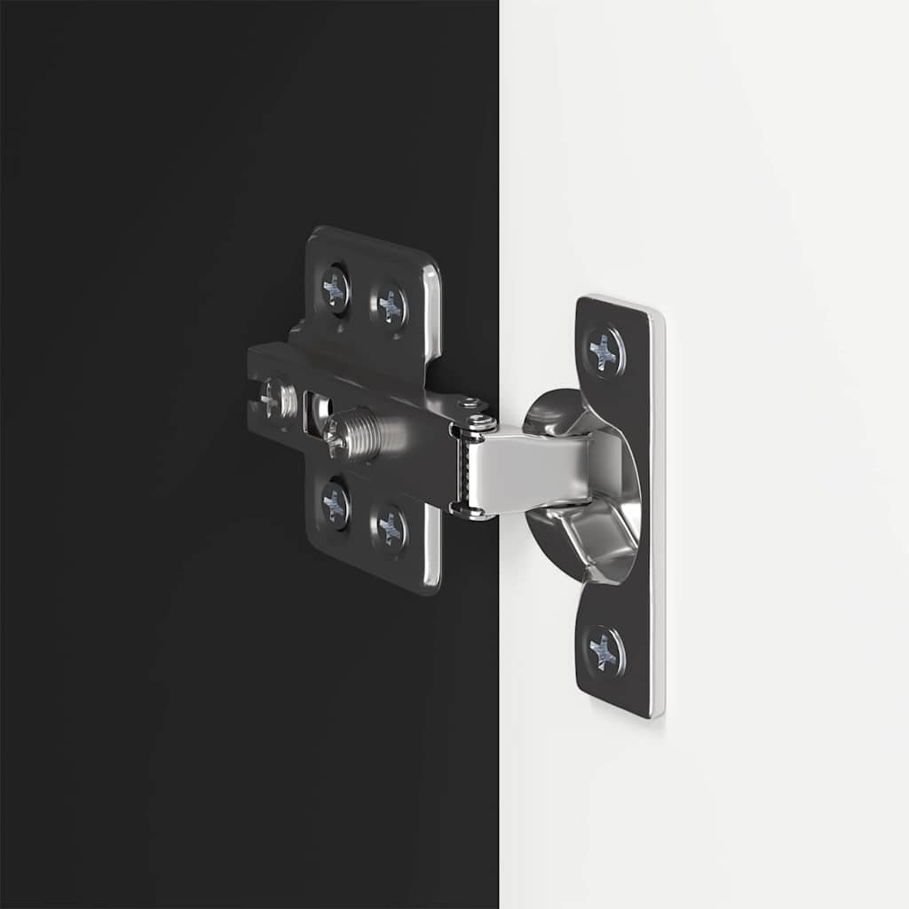 Dulap TV de perete Negru 59,5 x 31 x 80 cm Lemn compozit — imaginea 11