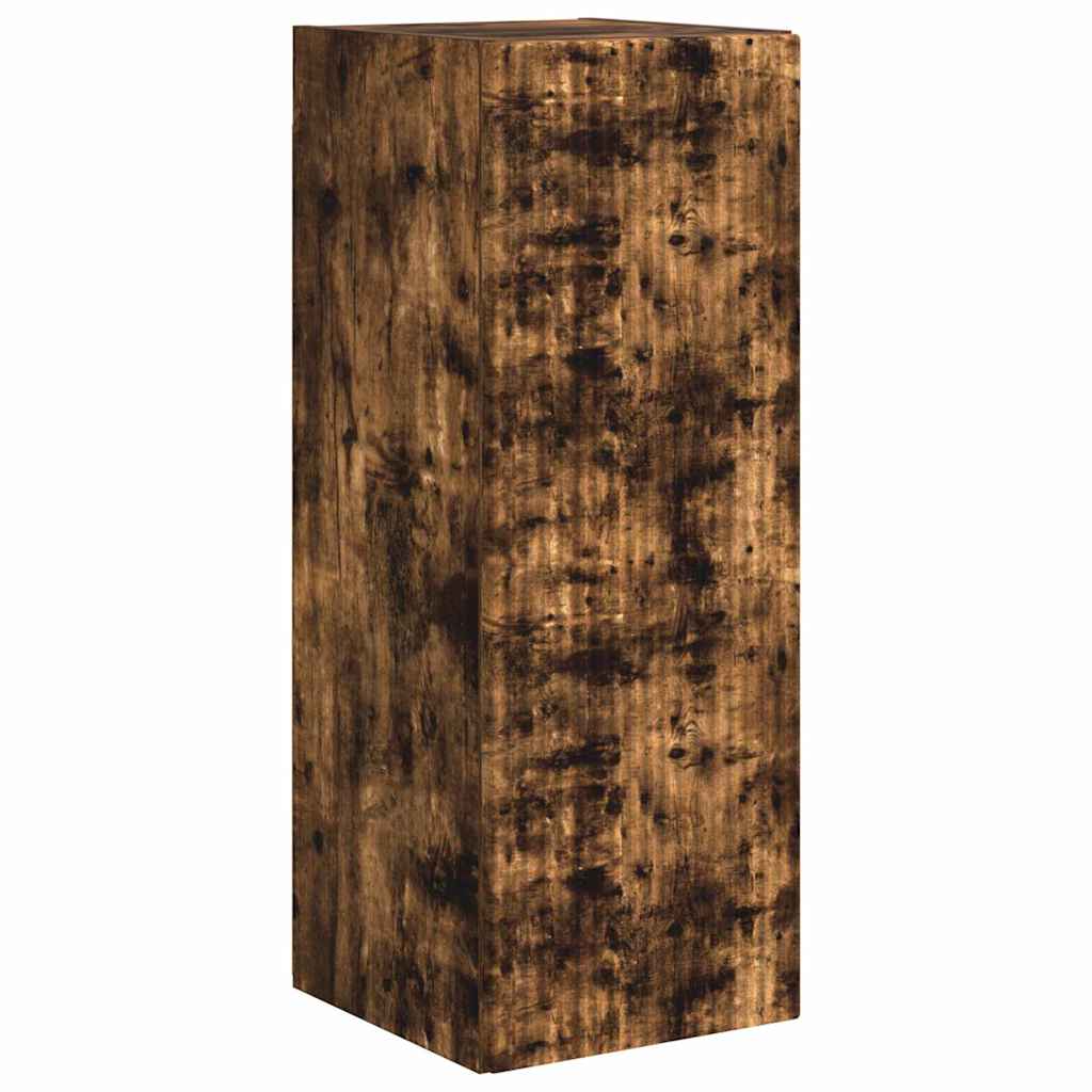 Dulap TV de perete 2 pcs Stejar fumuriu 30 x 31 x 80 cm — imaginea 6