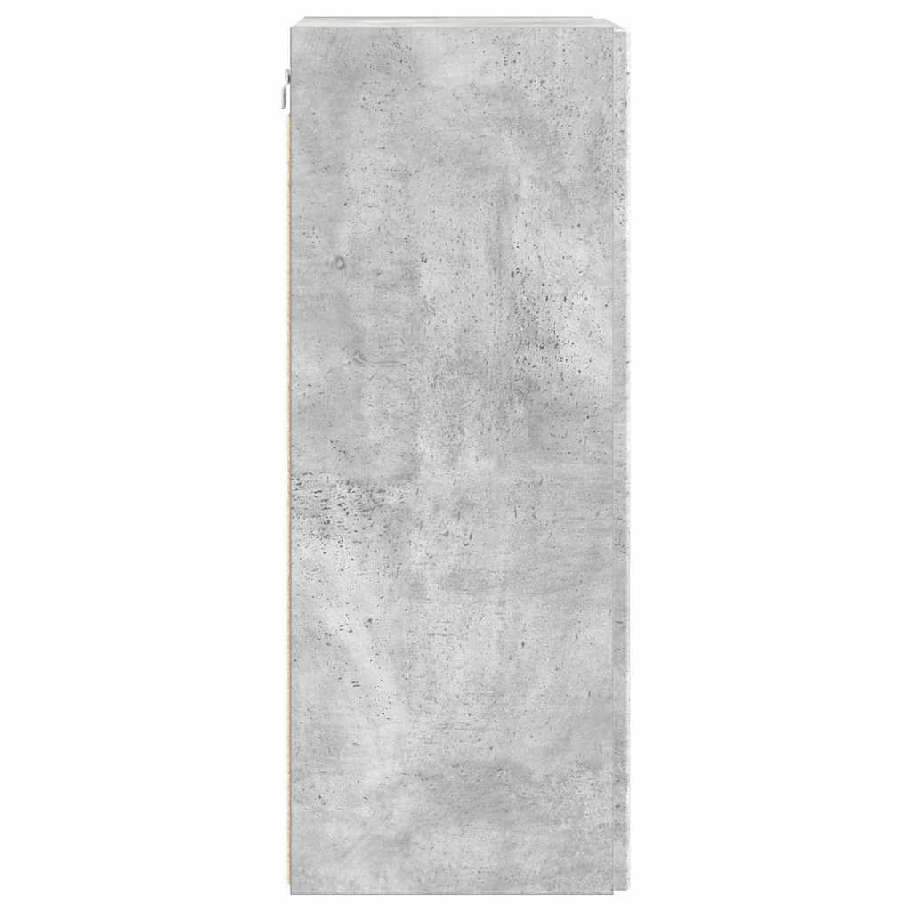Dulap TV de perete Beton 30 x 31 x 80 cm Lemn compozit — imaginea 8