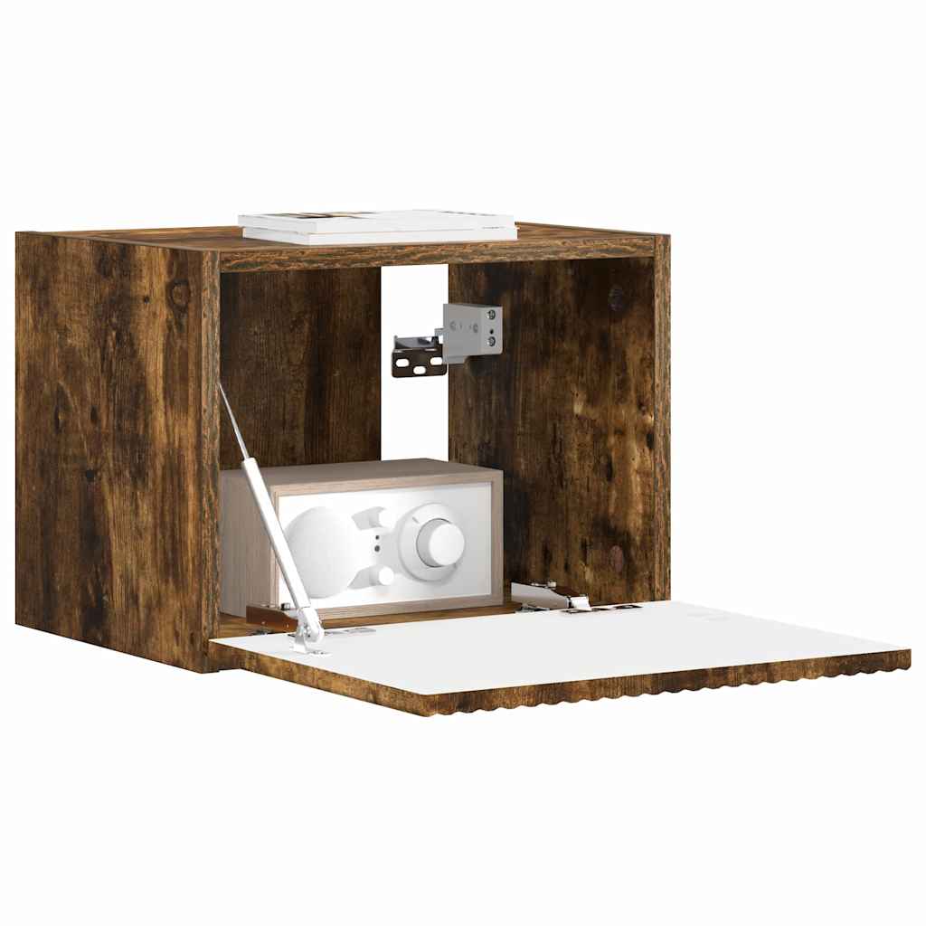 Dulap TV de perete Pe perete Stejar fumuriu 60 x 31 x 29.5 cm — imaginea 4