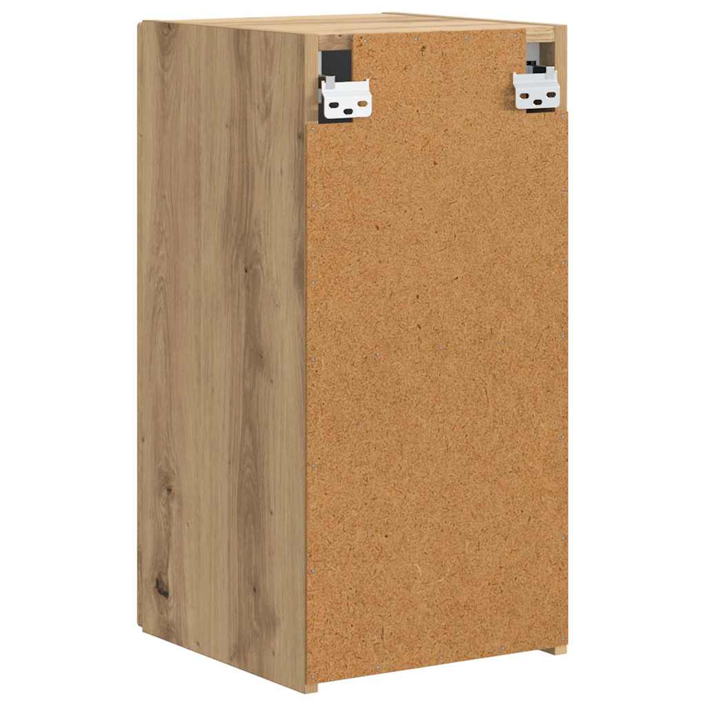 Dulap TV de perete 2 pcs Stejar artizanal 30 x 31 x 60 cm — imaginea 3