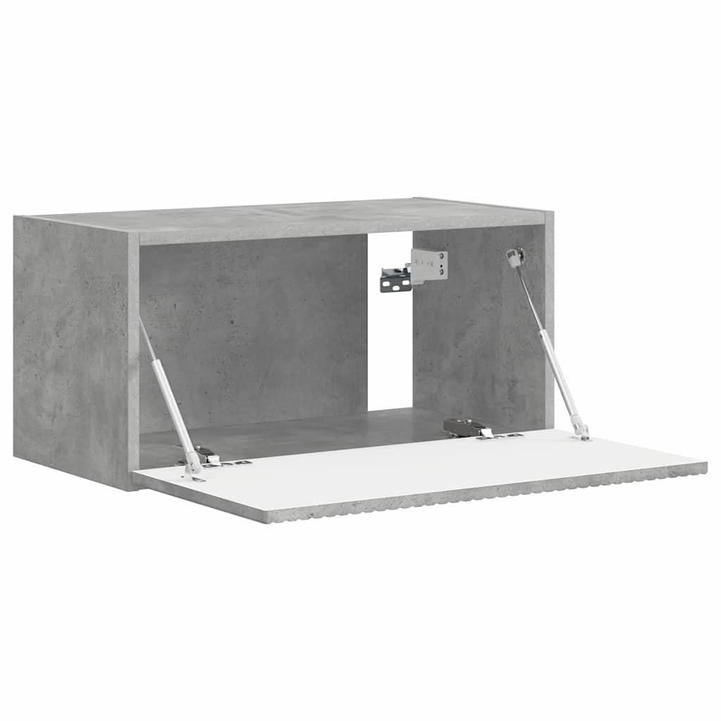 Dulap TV de perete Beton 60 x 31 x 29.5 cm Lemn compozit — imaginea 6