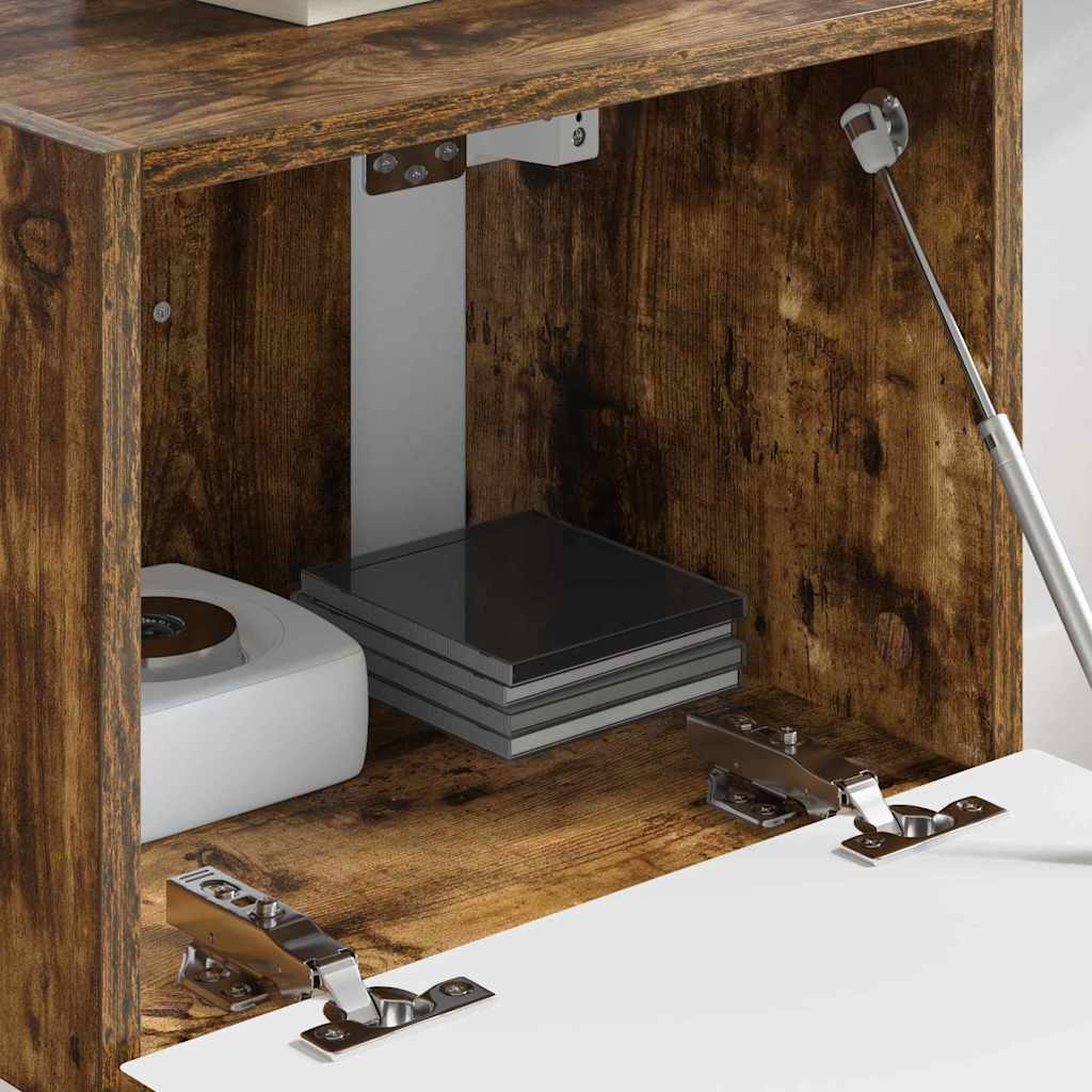 Dulap TV de perete Pe perete Stejar fumuriu 60 x 31 x 29.5 cm — imaginea 5