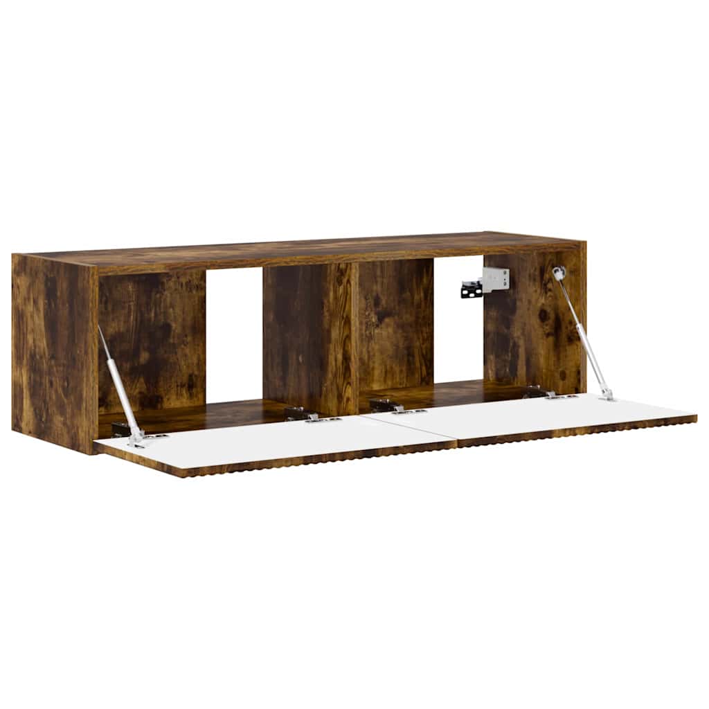 Dulap TV de perete Pe perete Stejar fumuriu 60 x 31 x 29.5 cm — imaginea 6
