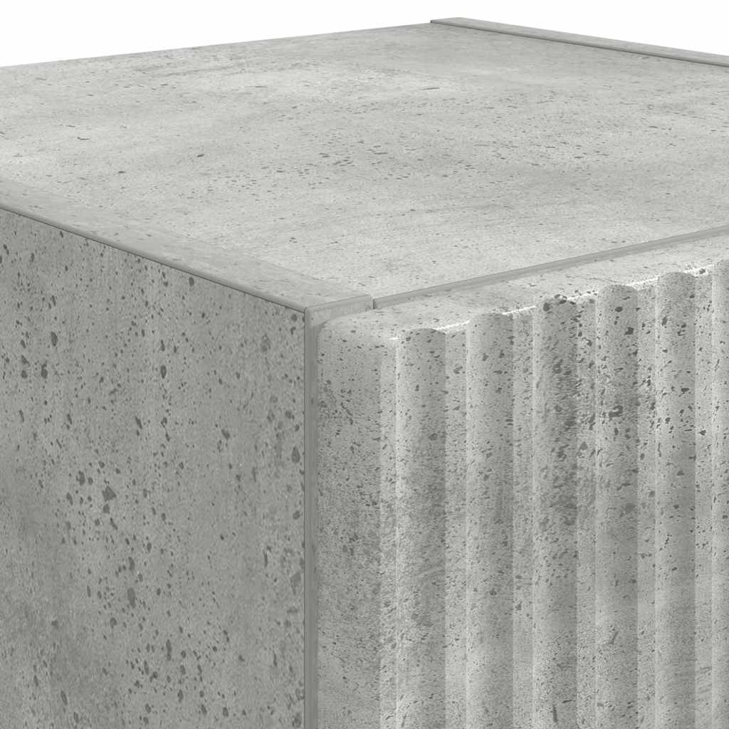 Dulap TV de perete Beton 30 x 31 x 80 cm Lemn compozit — imaginea 10