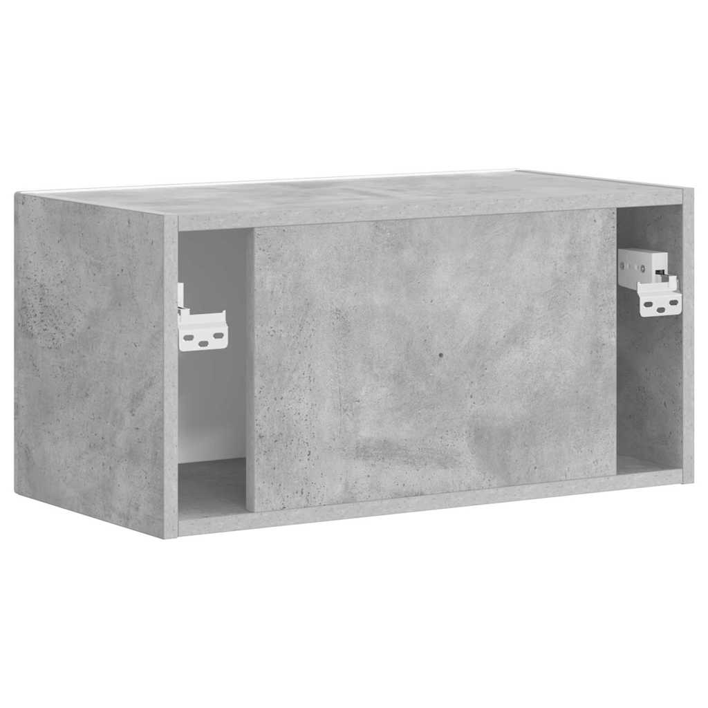 Dulap TV de perete Beton 60 x 31 x 29.5 cm Lemn compozit — imaginea 9
