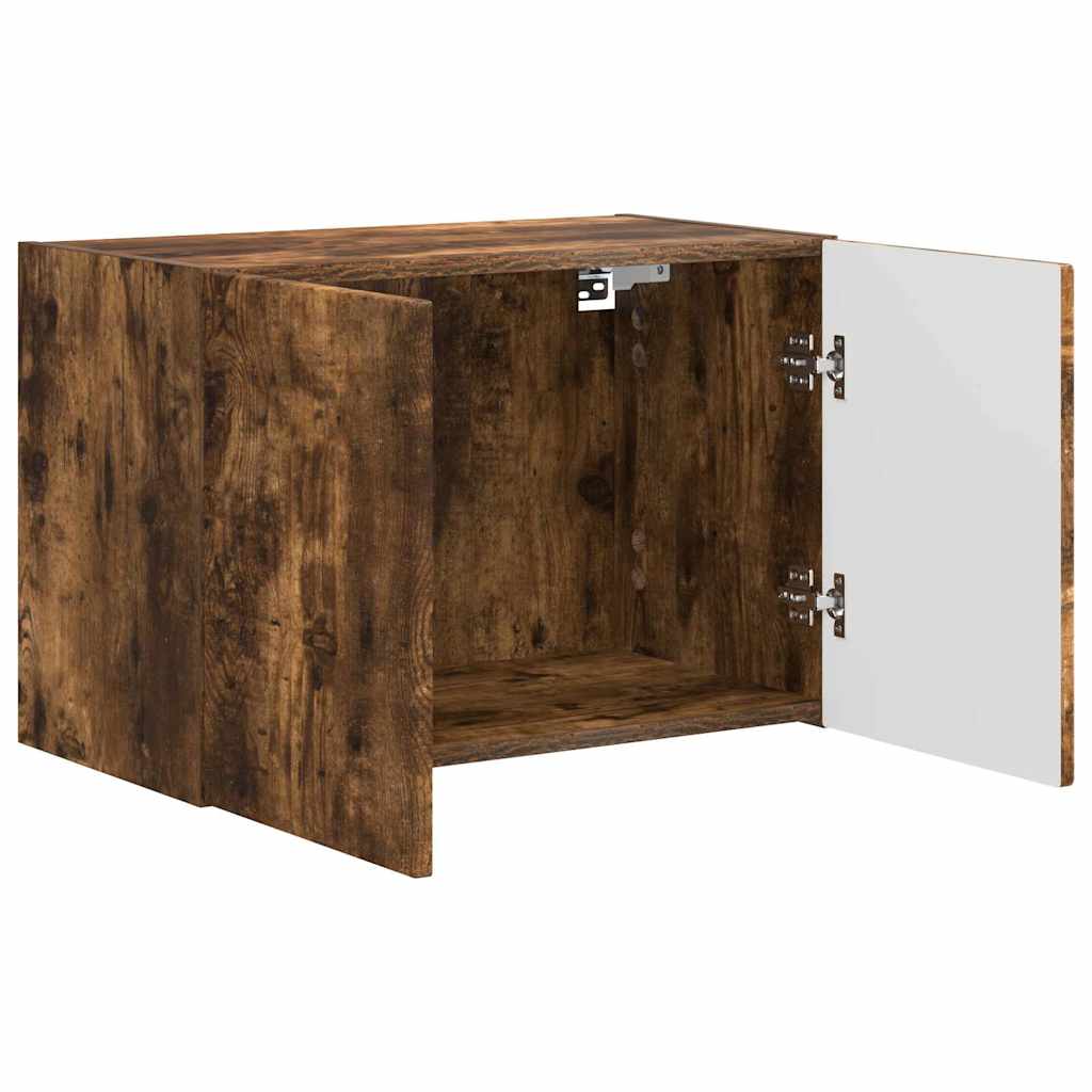 Dulap TV de perete Pe perete Stejar fumuriu 59,5 x 31 x 40 cm — imaginea 6