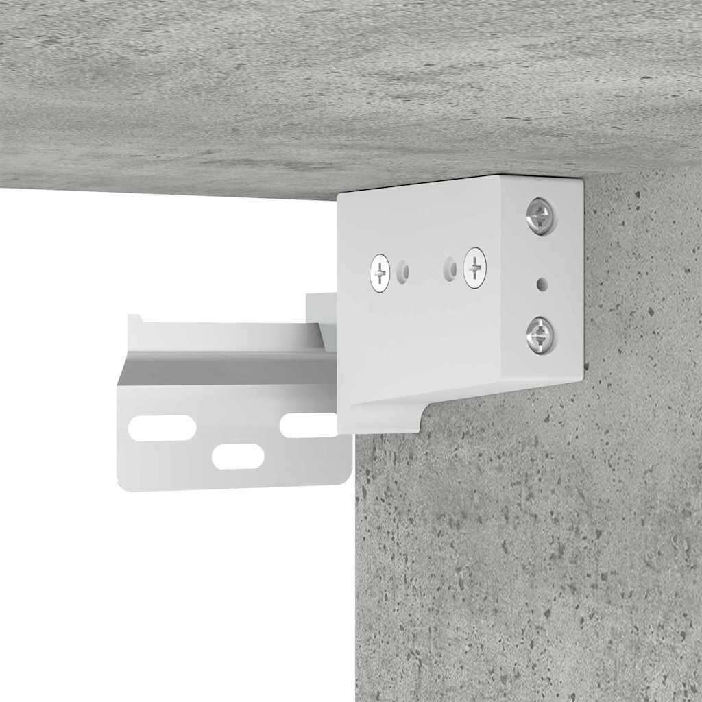 Dulap TV de perete Beton 30 x 31 x 80 cm Lemn compozit — imaginea 12