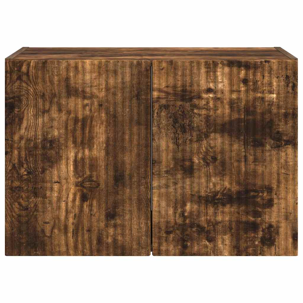 Dulap TV de perete Pe perete Stejar fumuriu 59,5 x 31 x 40 cm — imaginea 7
